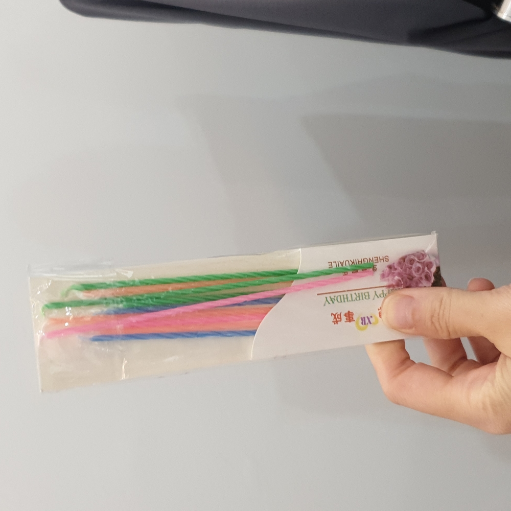 Colorful birthday candles for children